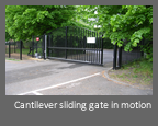 Automatic, Electric Sliding Cantilever Gate